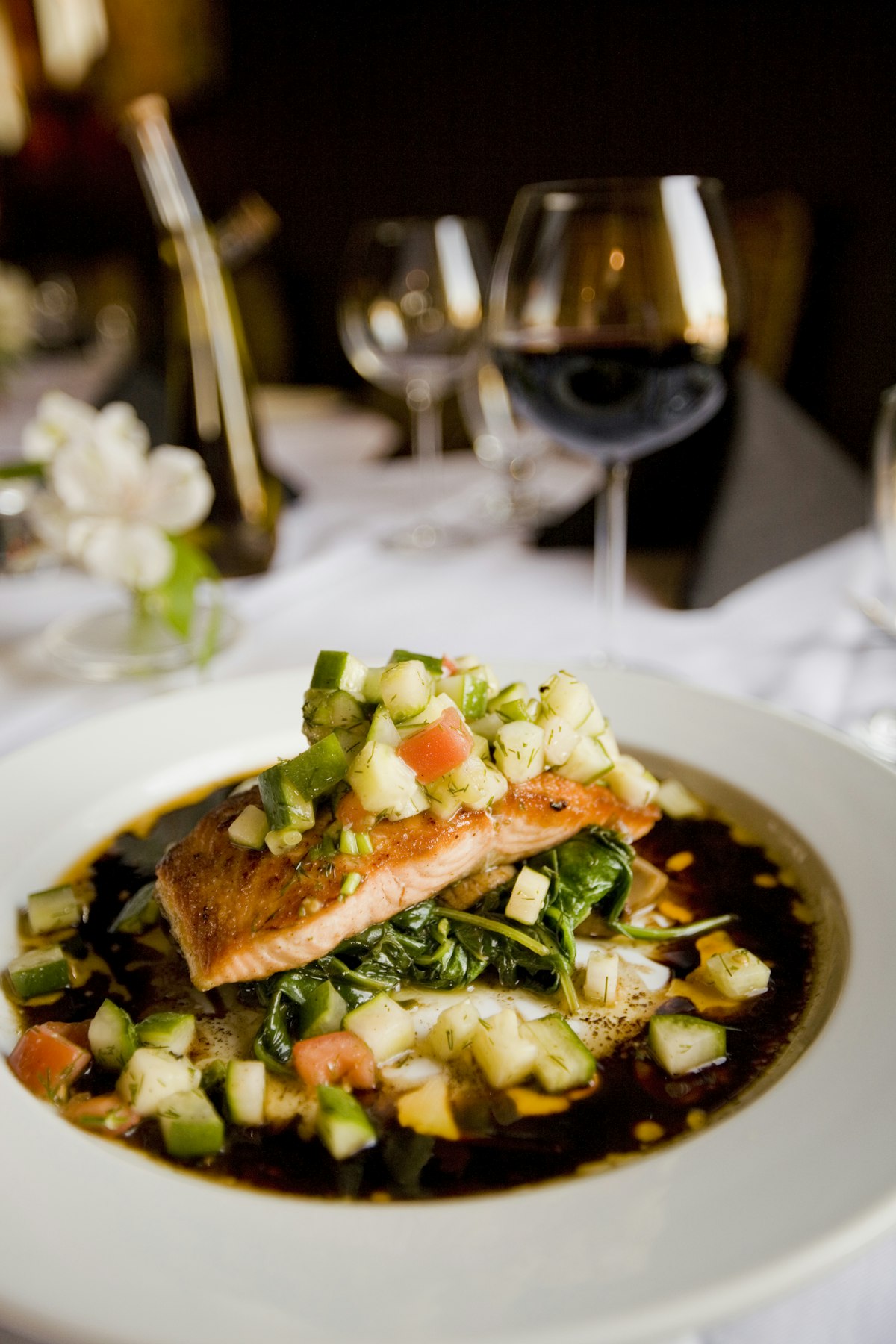 Lemon Herb Salmon with Roasted Vegetables